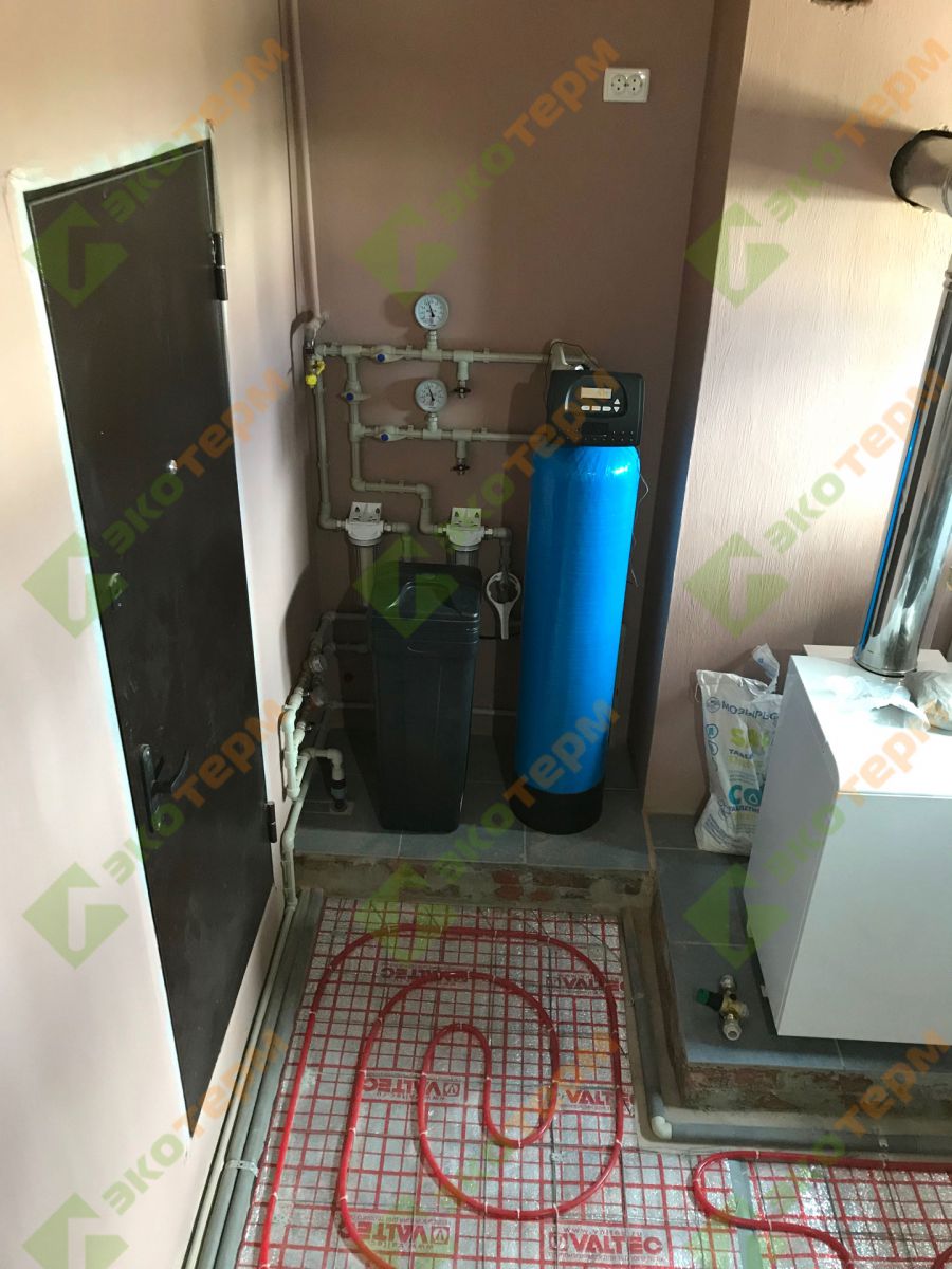 Монтаж установки умягчения воды в частном доме